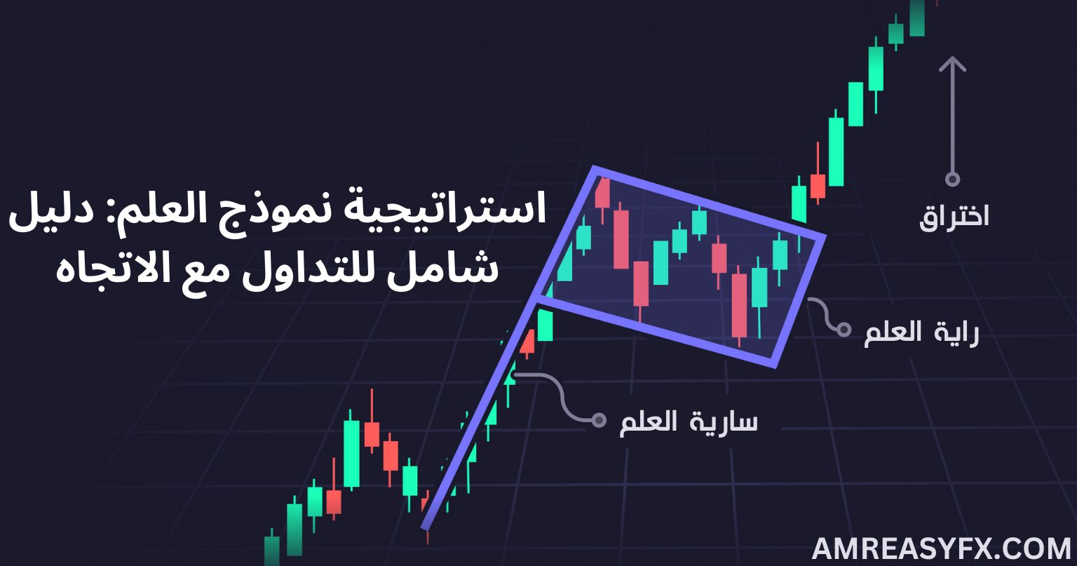 استراتيجية نموذج العلم دليل شامل للتداول مع الاتجاه