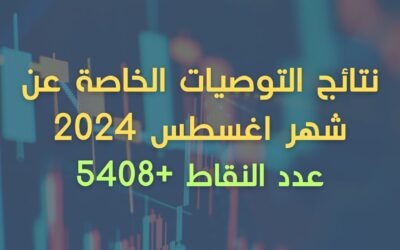 توصيات فوركس مجانية: نتائج قناة التوصيات الخاصة لشهر  أغسطس 2024 +5408 نقطة