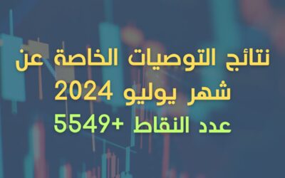 توصيات فوركس مجانية: نتائج قناة التوصيات الخاصة لشهر  يوليو 2024 +5549 نقطة