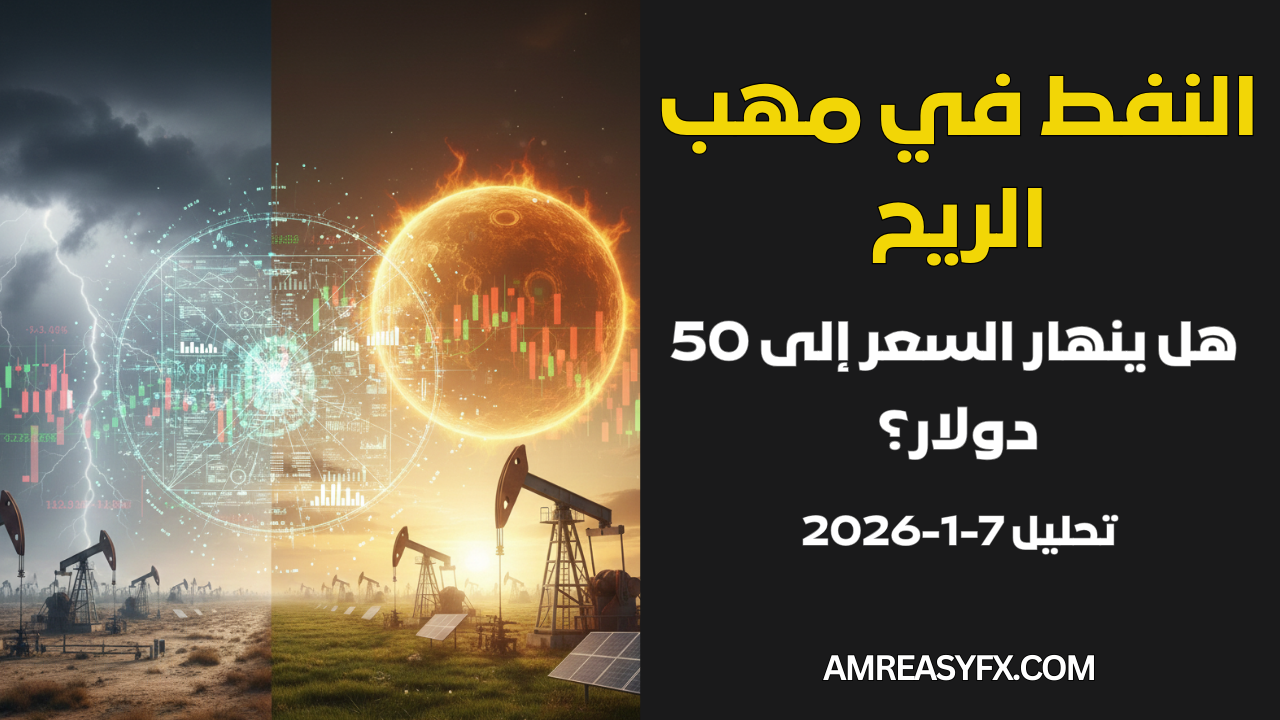 توقعات أسعار النفط الخام WTI لعام 2026 وتحليل تأثير زيادة المعروض الفنزويلي على الشارت.