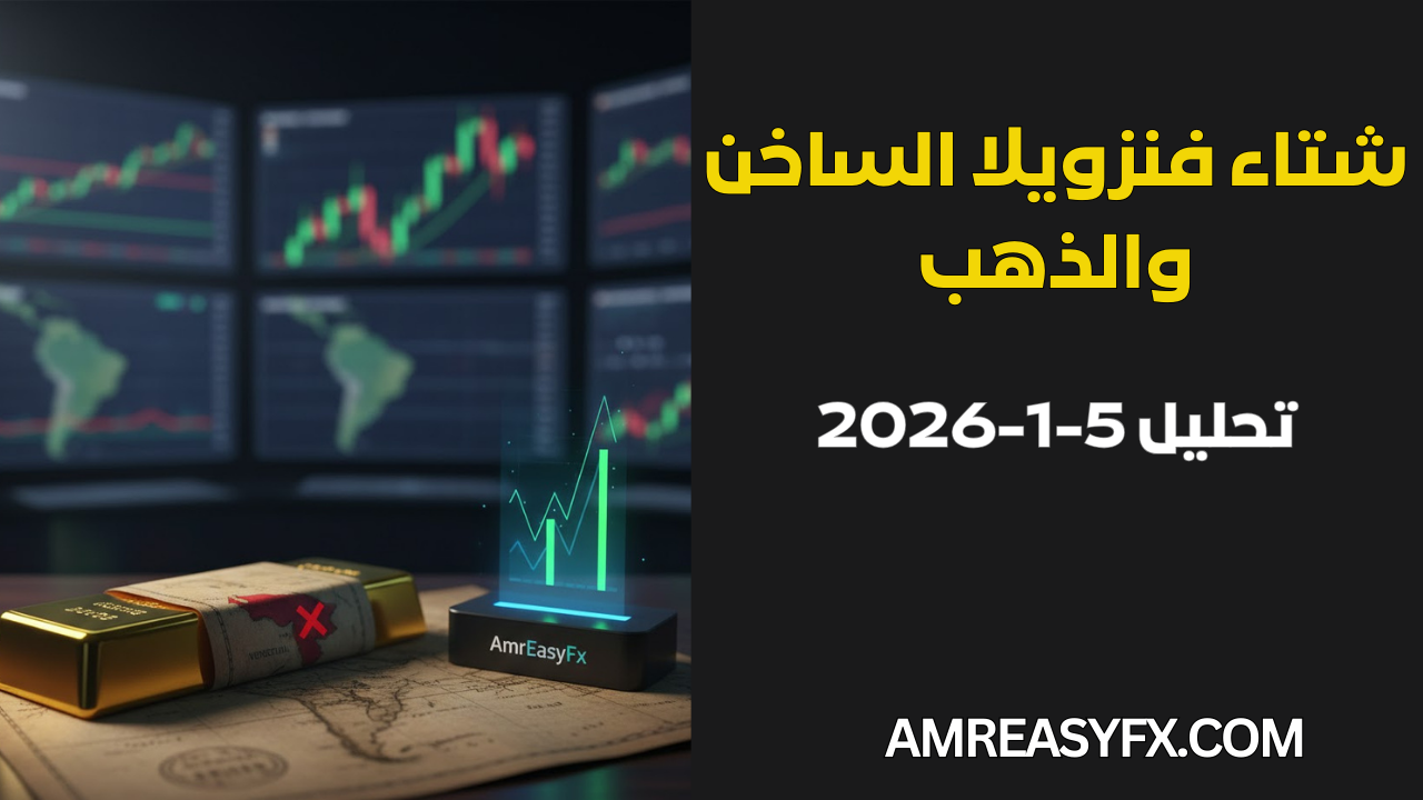 سبائك ذهب وشاشة تداول توضح صعود أسعار الذهب عالمياً في 2026 وتأثير الأزمات الجيوسياسية.